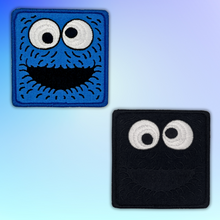 Load image into Gallery viewer, Cookie Monster Square Patch
