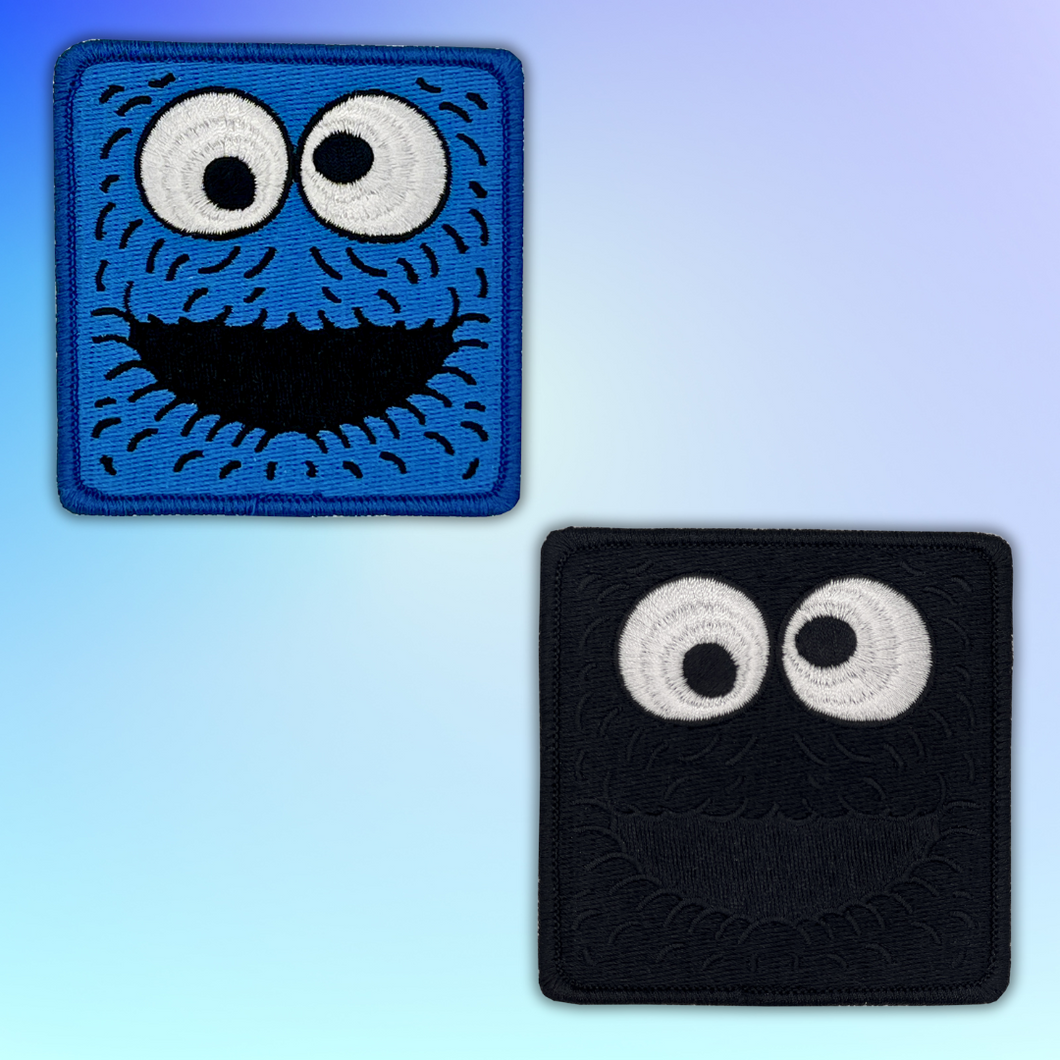 Cookie Monster Square Patch