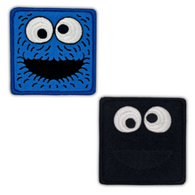 Load image into Gallery viewer, Cookie Monster Square Patch
