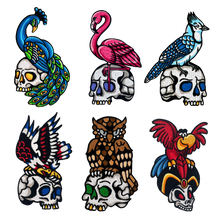 Load image into Gallery viewer, Bird Skull Patches
