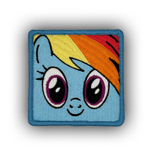 Load image into Gallery viewer, Rainbow Dash Square Patch
