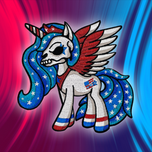 Load image into Gallery viewer, HD USA Skull Pony
