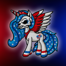 Load image into Gallery viewer, HD USA Skull Pony
