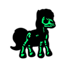 Load image into Gallery viewer, Glow Sunny Skeleton Pony
