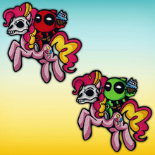 Load image into Gallery viewer, Pinkie Pie + Deadpool Skull Pony Pack
