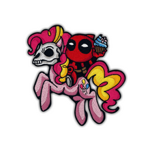 Load image into Gallery viewer, Pinkie Pie + Deadpool Skull Pony
