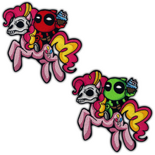 Load image into Gallery viewer, Pinkie Pie + Deadpool Skull Pony Pack
