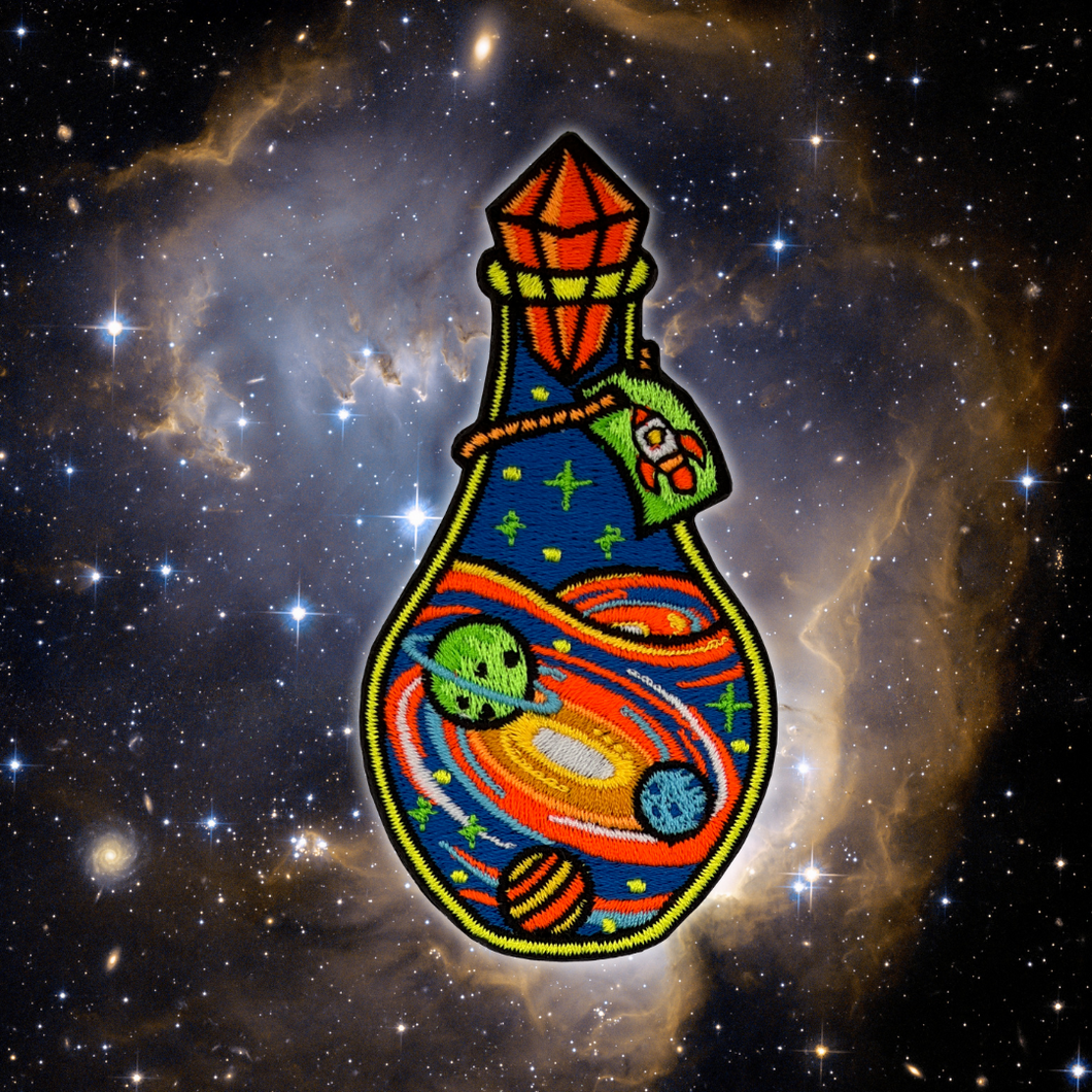 Fluorescent Galaxy Bottle