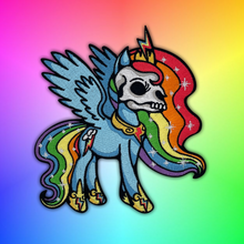 Load image into Gallery viewer, HD Rainbow Skull Pony
