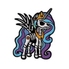 Load image into Gallery viewer, Glow Princess Celestia Skull Skeleton
