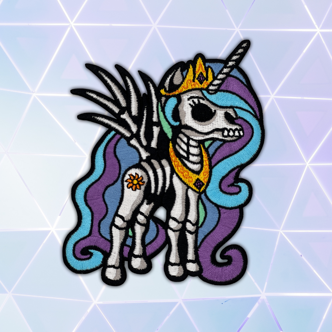 Glow Princess Celestia Skull Skeleton