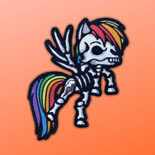 Load image into Gallery viewer, Glow Rainbow Skeleton Pony
